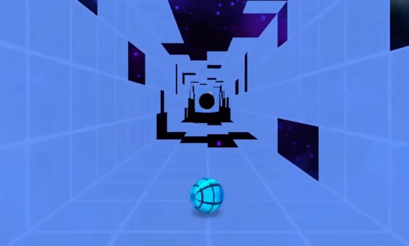 Slope Run Unblocked gameplay start screenshot